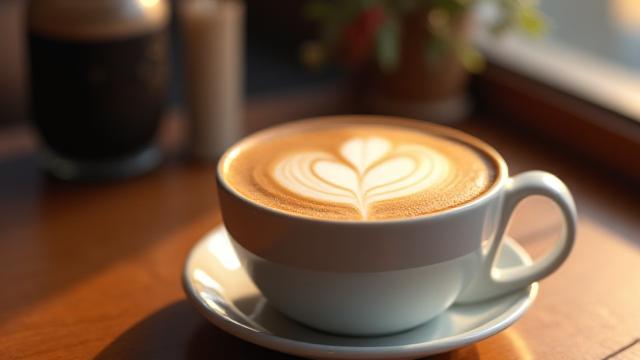 A beautifully crafted flat white at Equinox Brews
